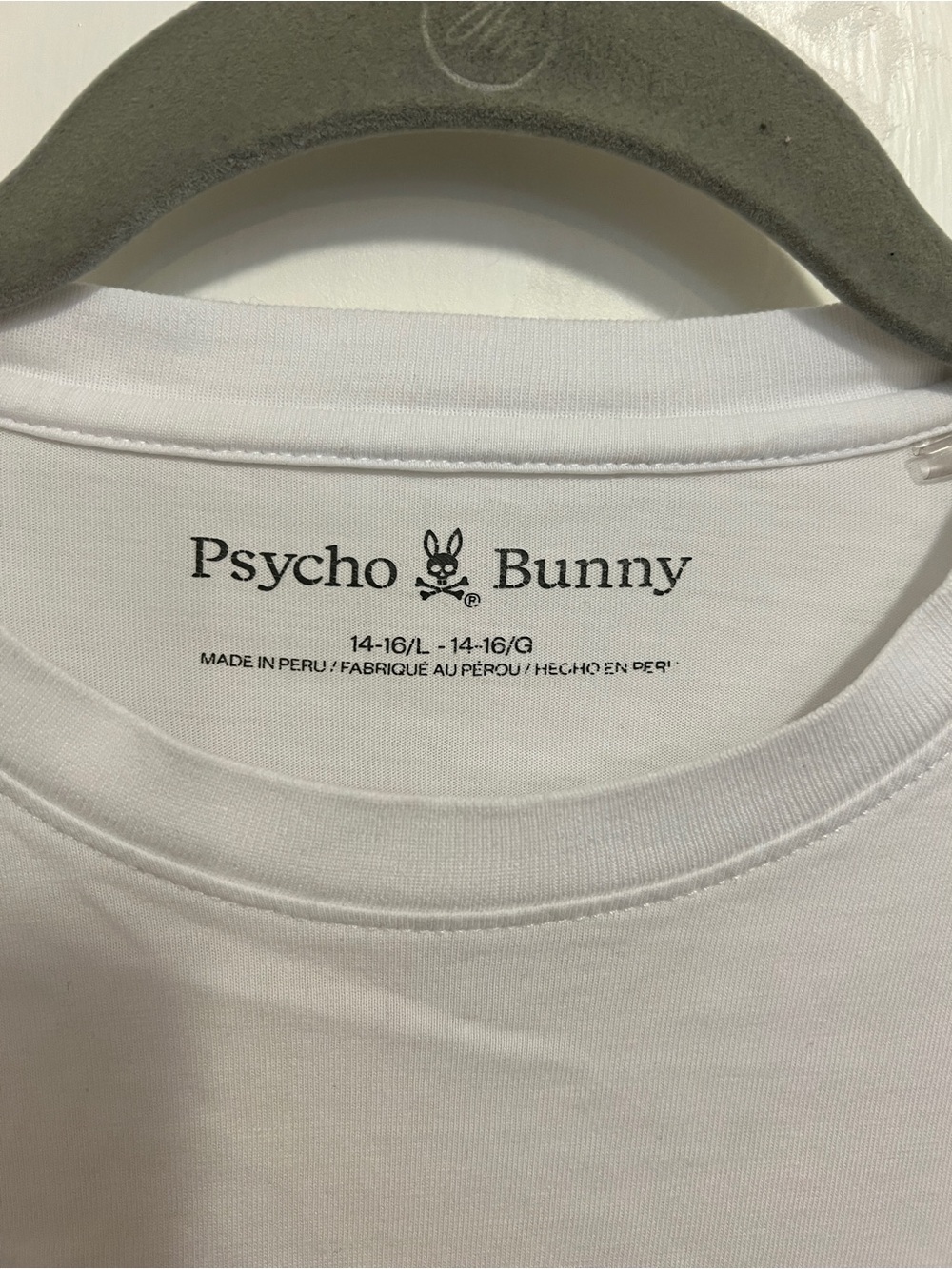 PSYCHO BUNNY Montgomery Boys Signature T Shirt Tiered Tie Dye Bunny - Picture 4 of 7